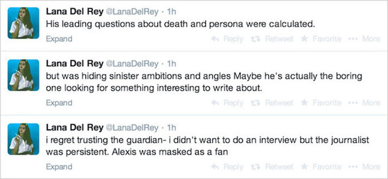 Lana Del Rey, Guardian Tweets Lana Del Rey, Guardian Tweets